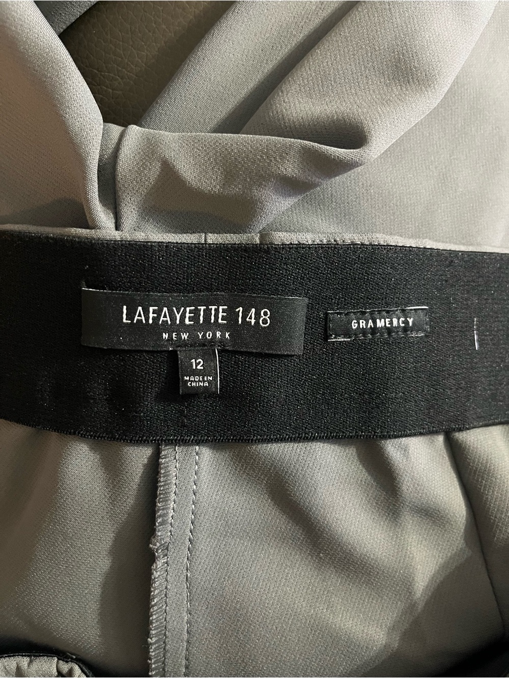 Lafayette 148 New York Gramercy Acclaimed-Stretch Pants 12 - Picture 5 of 6